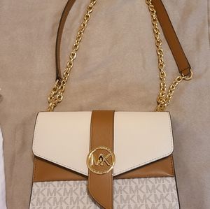 Michael Kors Greenwich Small Color-Block Logo and